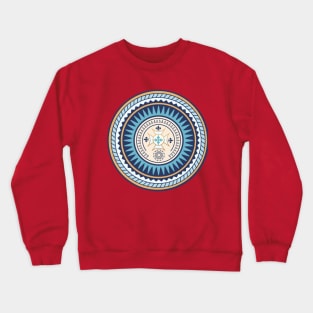 Mandala Meditation Yoga Circle Positive Vibe Crewneck Sweatshirt